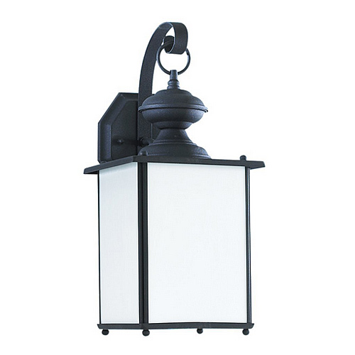 Sea Gull Lighting 84158D-12 Dark Sky 1-Light Outdoor Wall Lantern Black Finish eBay