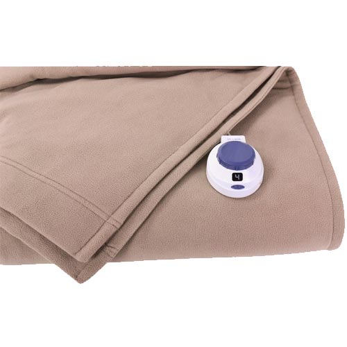 Soft Heat Luxury Micro Fleece Lowvoltage Electric Heated Blanket Twin