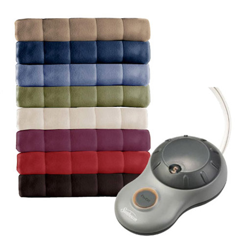 Sunbeam Electric Heated Fleece Blanket Royal Dreams Twin All Colors eBay