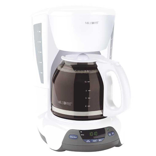 Mr. Coffee VBX20 12-Cup Programmable Coffee Maker White