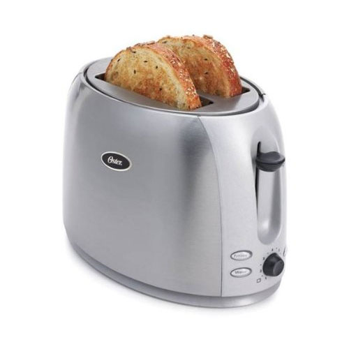 Oster TSSTJC3BTN-026 Brushed Stainless Steel 2 Slice Toaster
