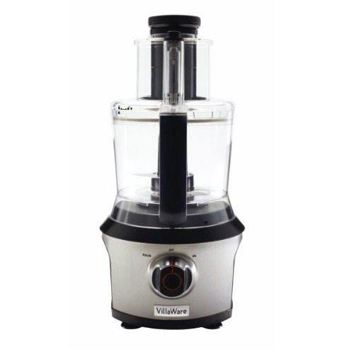 Villaware NDVLFP1000 500 Watt 12-Cup Capacity Food Processor - Blenders, Juicers and Mixers Kitchen Appliances