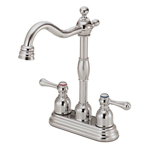 Danze D153057PNV Opulence 2 Handle Bar Utility Faucet Polished Nickel