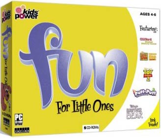 Kids' Power Fun for Little Ones (Large Box) 4-CD Game Set