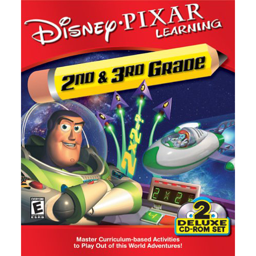 Disney Pixar Buzz Lightyear Learning Center 2nd & 3rd Grade 2 CD-ROM