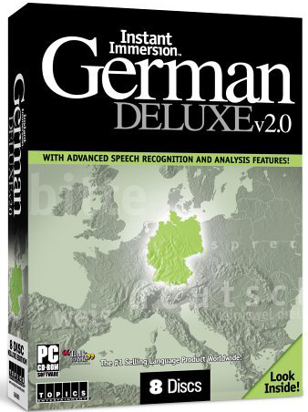 Learn German Instant Immersion German Deluxe v 2.0 8-CD Suite
