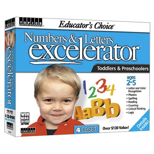 Educator's Choice Numbers & Letters Excelerator 4-CD Set