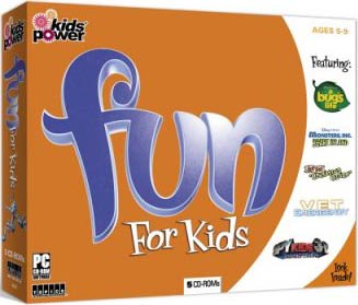 Kids' Power Fun for Kids (Ages 5-9) (Large Box) 4-CD Set w/ BONUS DVD