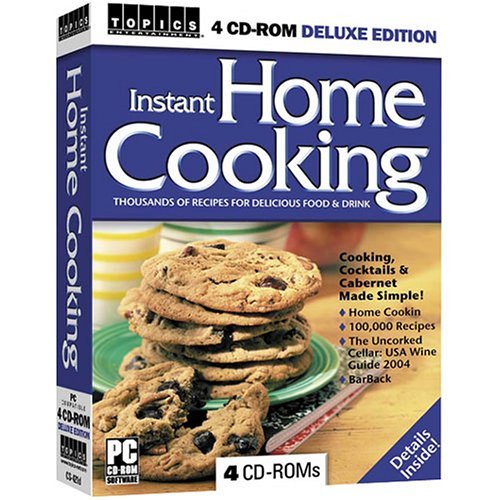 Topics Instant Home Cooking 4 CD-ROM PC Software