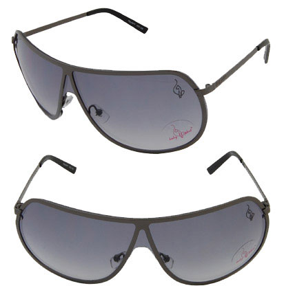 Baby Phat 1028 Dark Gunmetal Aviator Chic Urban Sunglasses Shades Authentic