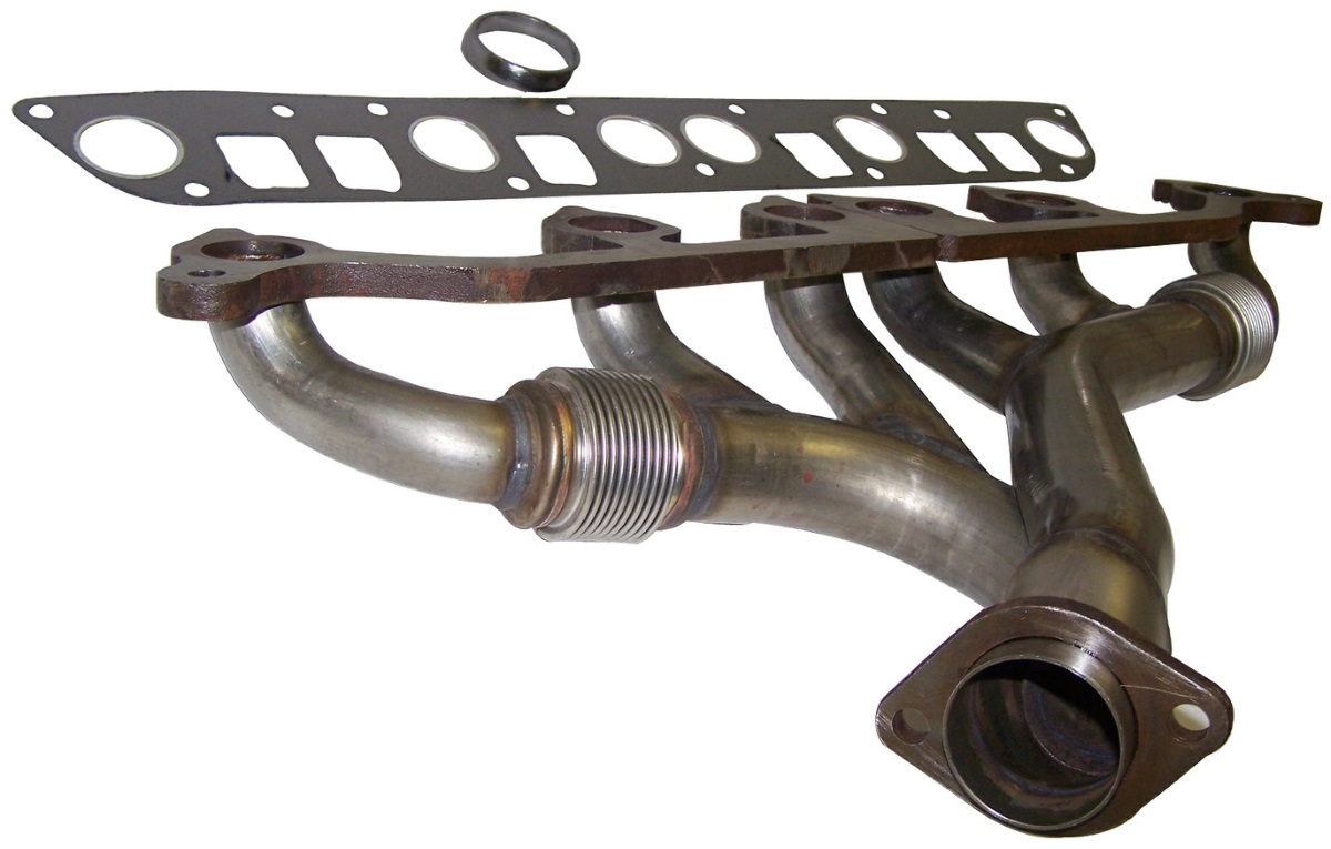 4883385K Crown Automotive Exhaust Manifold Kit Stainless Jeep 4.0L eBay