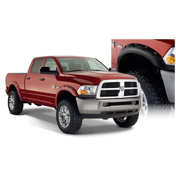 5091902 Bushwacker Pocket Style Fender Flares Dodge Ram 2500 20102013