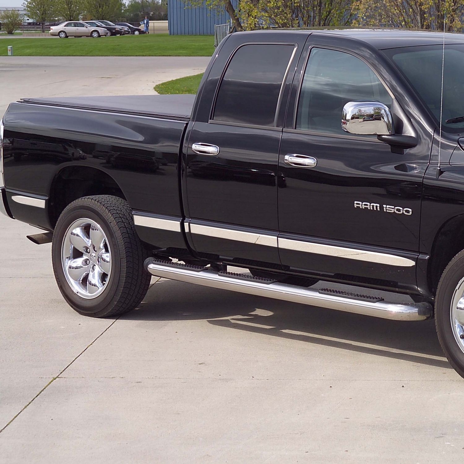 96633 Putco Billet Aluminum Body Side Molding Dodge Ram Quad Cab 2002