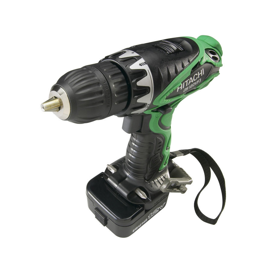 Hitachi DS12DVF3 12V 3 8 inch Cordless 12 Volt Driver Drill Kit with