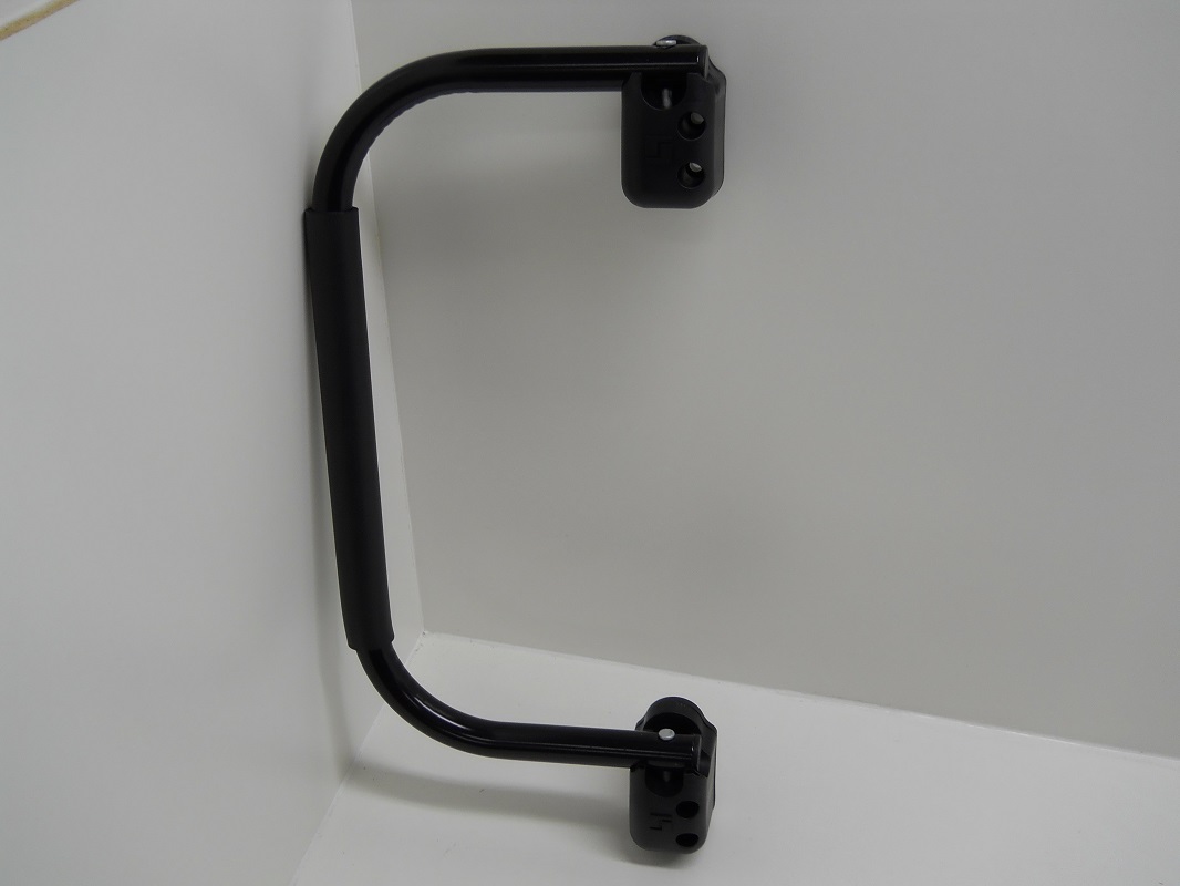 RV Camper Motor Home 5th Wheel Trailer Black Folding Door Entry Grab