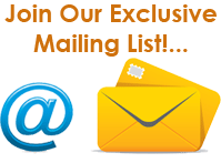 Join Our Mailing Today To Receive Exclusive Offers and Promotions. You Will Also Receive New Product And Restock Notices.
