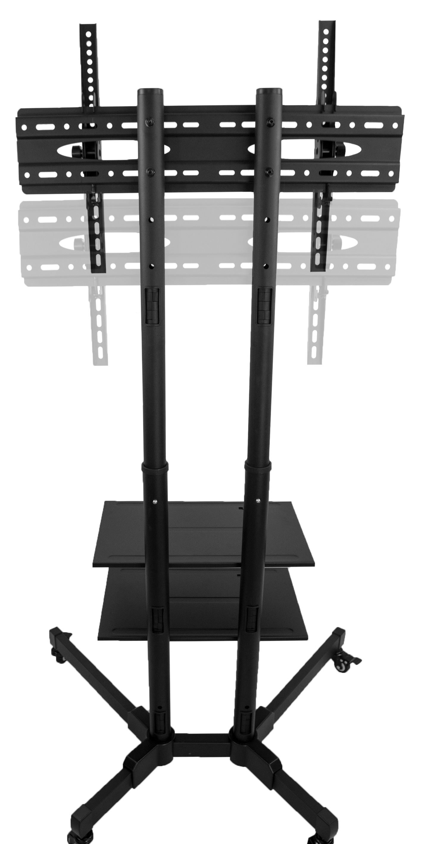 TV Cart for LCD LED Plasma Flat Panels Stand with Wheels Mobile fits 37