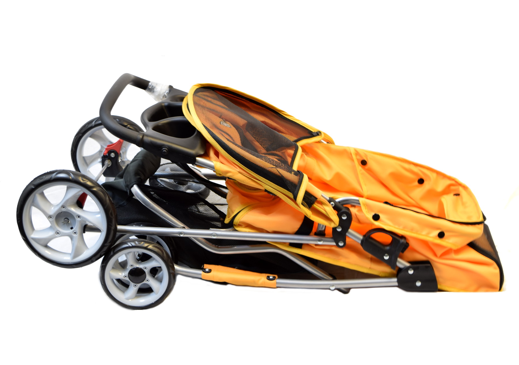 VIVO 4 Four Wheel Pet Stroller / Cat & Dog Foldable Carrier Strolling