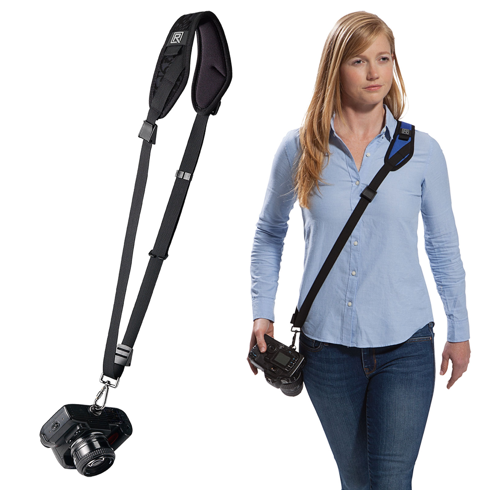 BlackRapid Kick Floral Black Carabiner DSLR Customizable Women's Camera