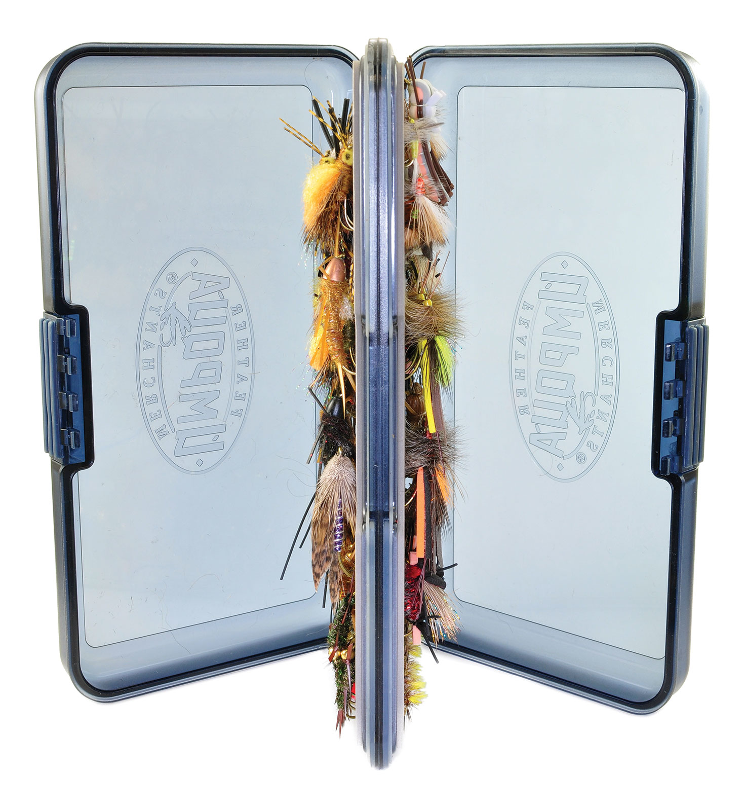 Umpqua Fly Fishing UPG Fly Box Large Graphite Olive Orange eBay