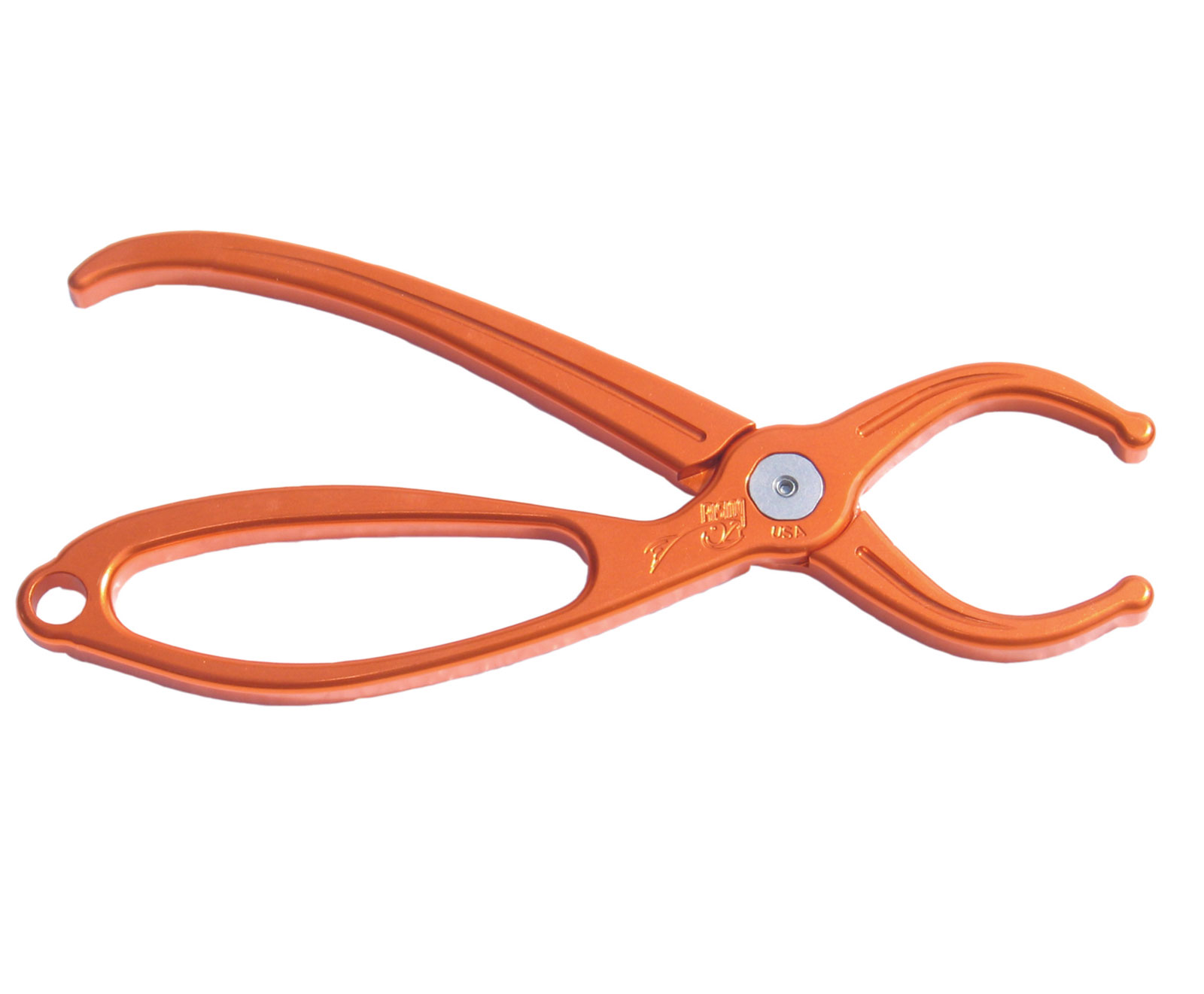 Rising FLY Fishing LIPPA4LIFE Pliers Release Tool Aluminum Orange Fish