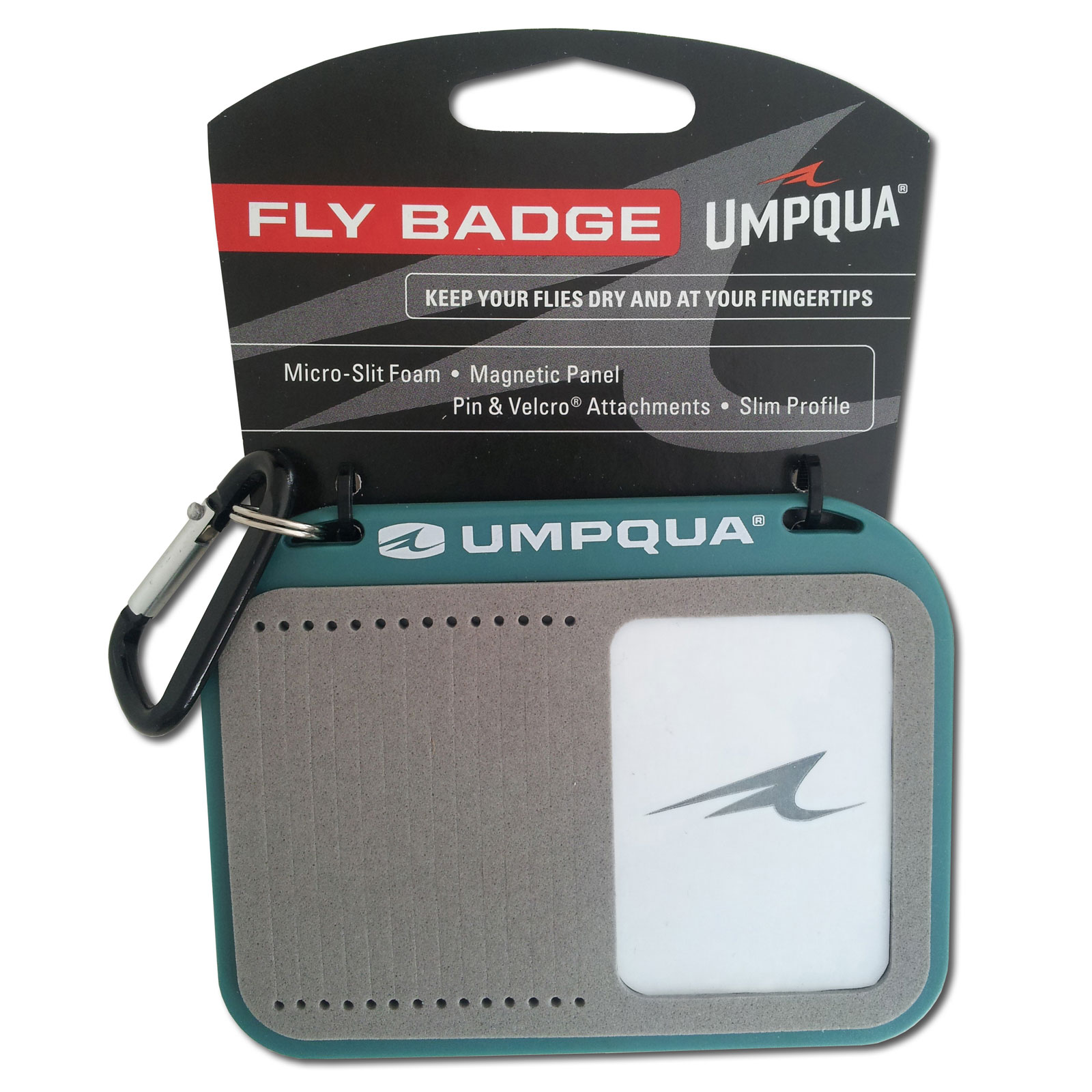Umpqua UPG Fly Fishing Badge Pin On Fly Holder Vest Patch