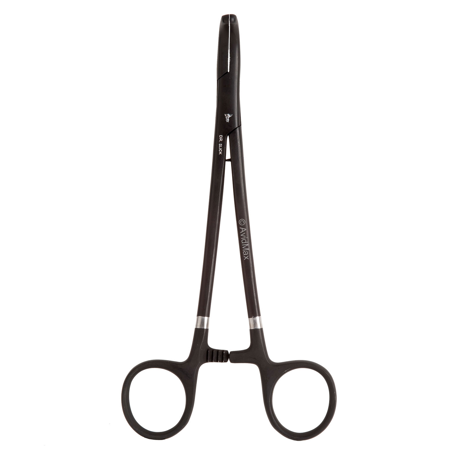 Dr. Slick Long Range Clamp Black Gold Loop Fly Fishing Pliers Hemostat