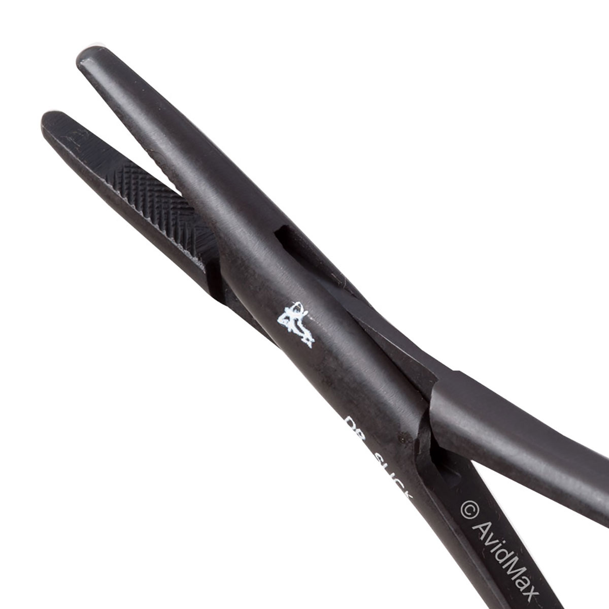 Dr. Slick Long Range Clamp Black Gold Loop Fly Fishing Pliers Hemostat