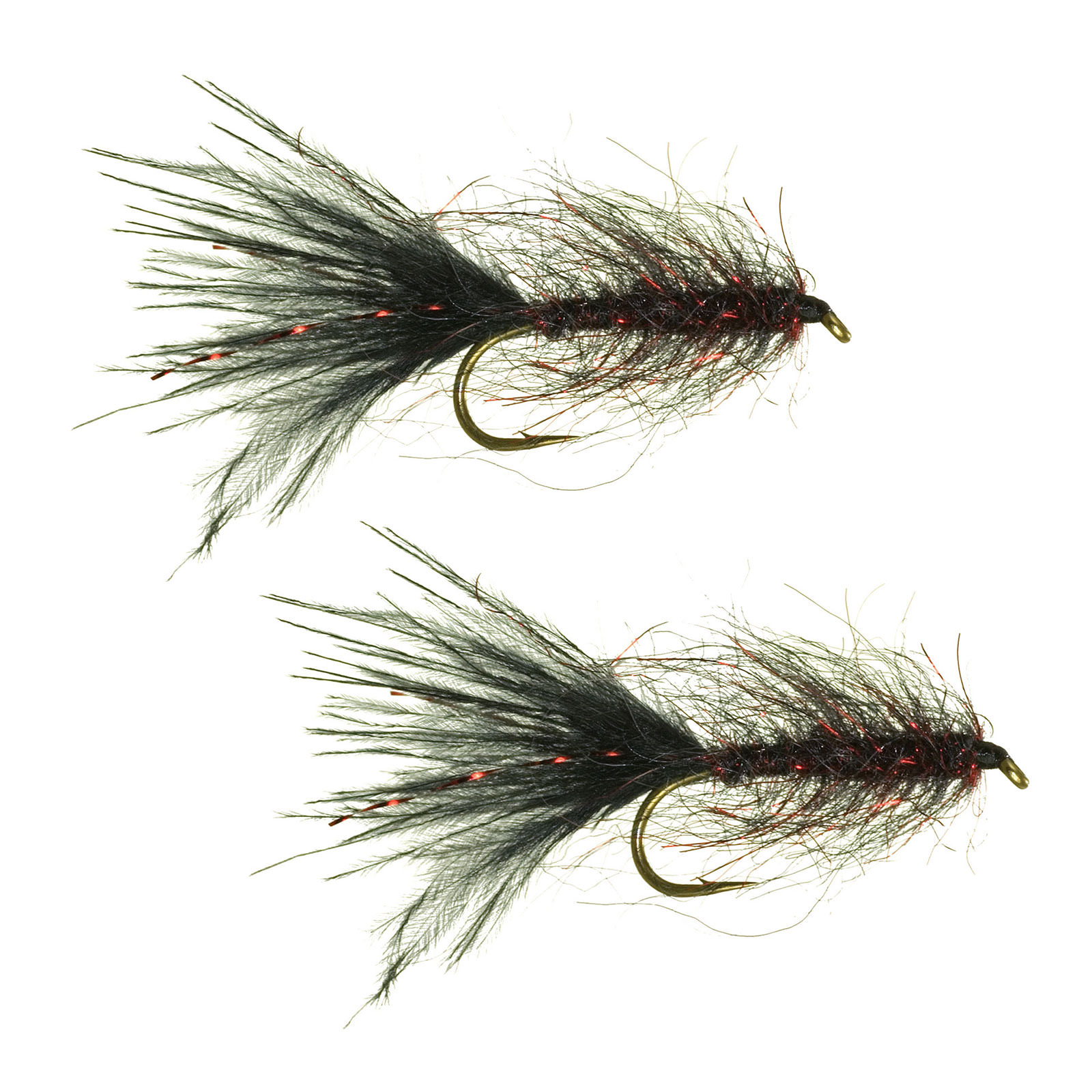 Umpqua Goat Leech Black/Red Fly Fishing Streamers & Leeches Multipacks
