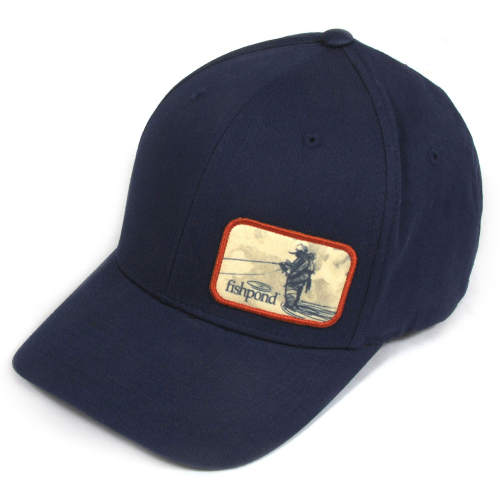 Fishpond Bloodknot Navy Flexfit Hat Fly Fishing Baseball Cap Non
