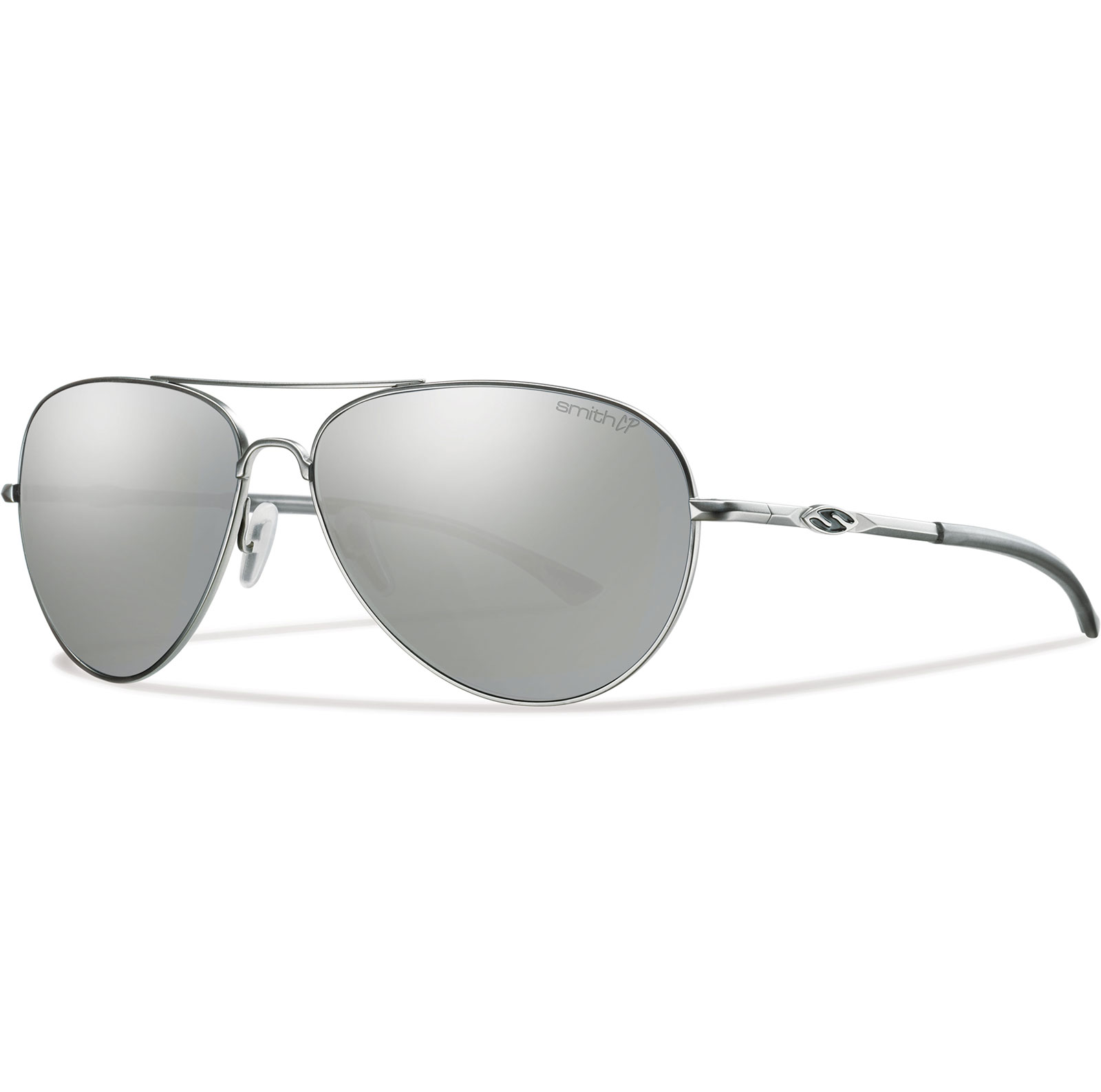 Smith Optics Audible Polarized ChromaPop Sunglasses Aviator Titanium