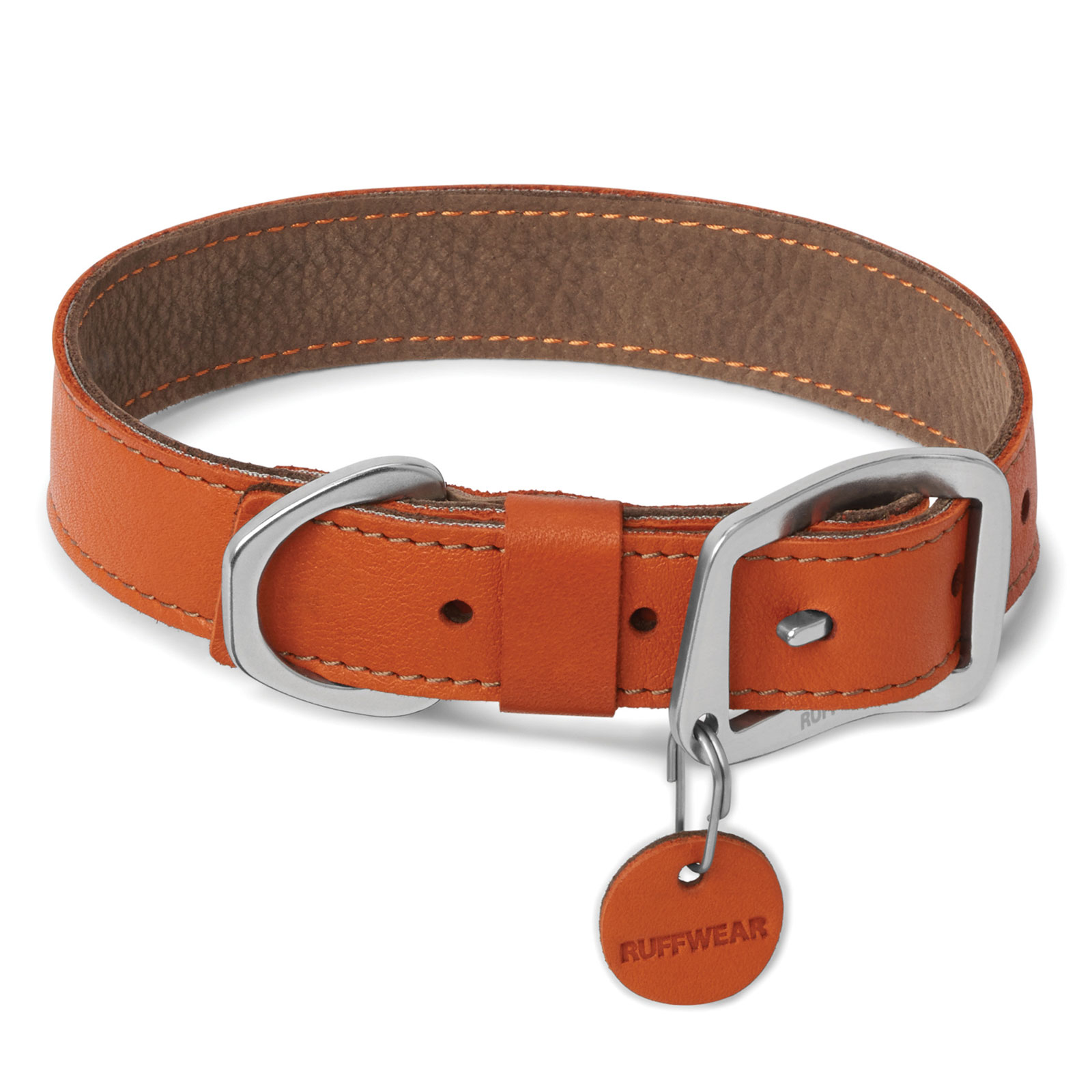 Ruffwear Frisco Dog Collar Classic Leather Style Water & Odor Resistant