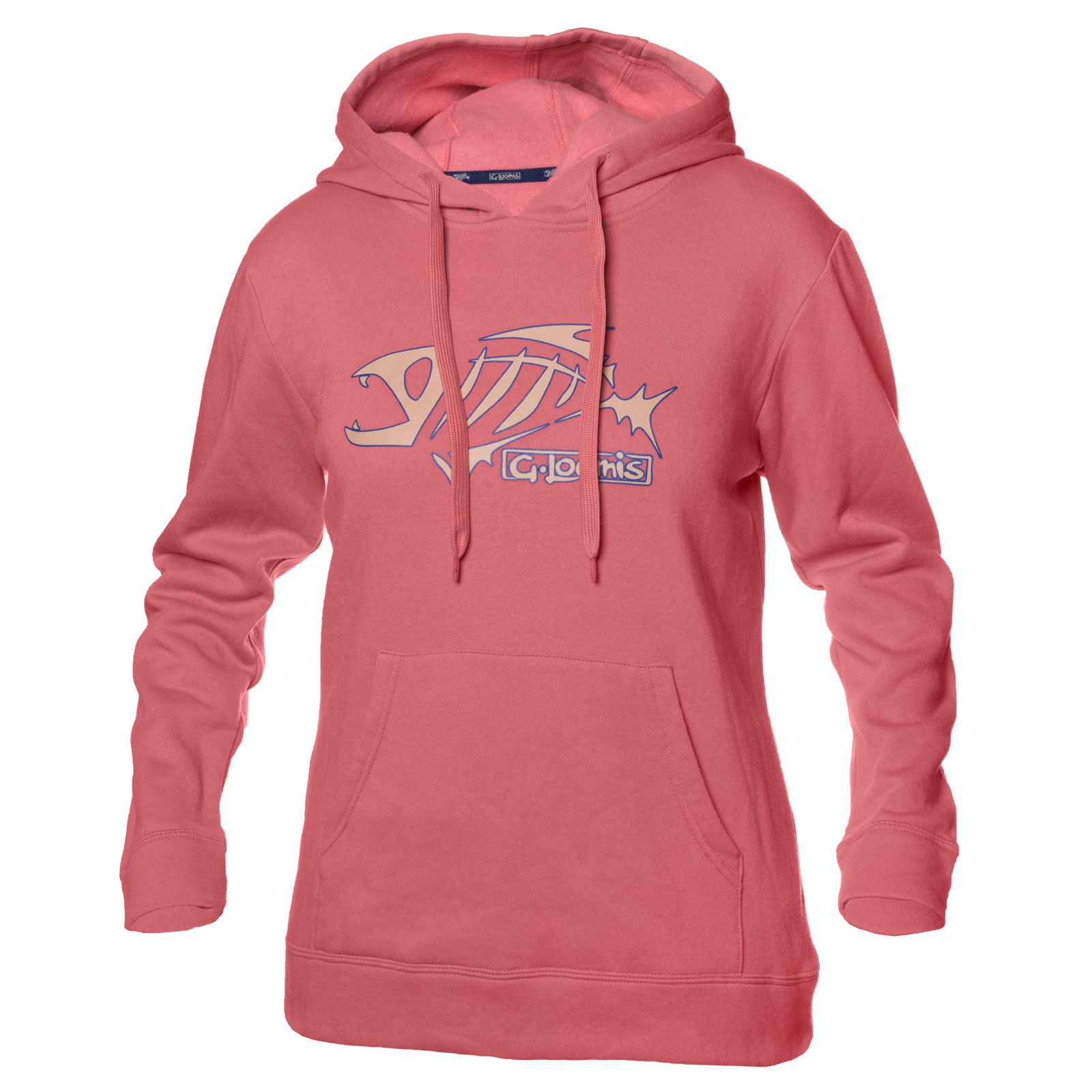 G Loomis Skeleton Fish Logo Women's Pullover Drawstring Cotton/Poly