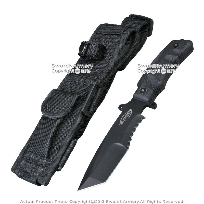 10.5" Xtreme Tac Fixed Blade Tanto Tactical Combat Fighting Knife w