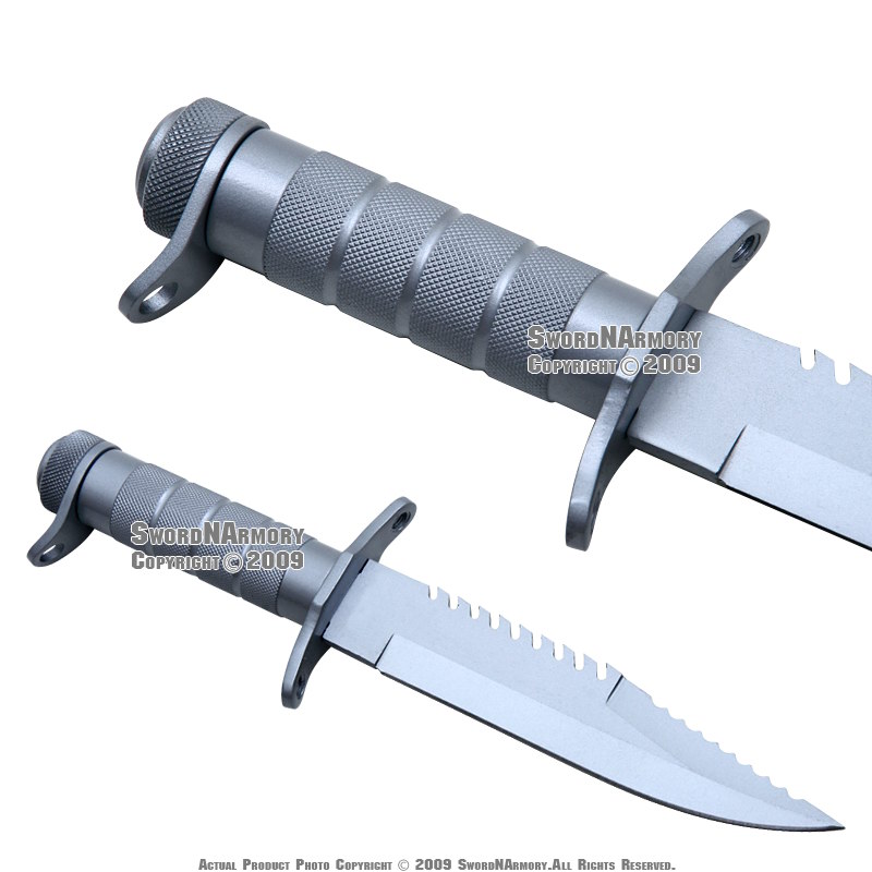 Fixed Blade Military Knife w/ Survival Kit Taiwan Made eBay