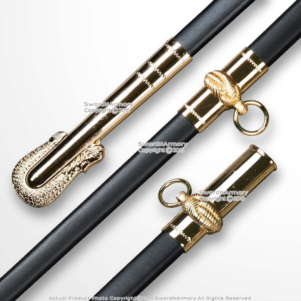 US Navy Officer Ceremonial Sword Saber Acid Etching Blade High Polish