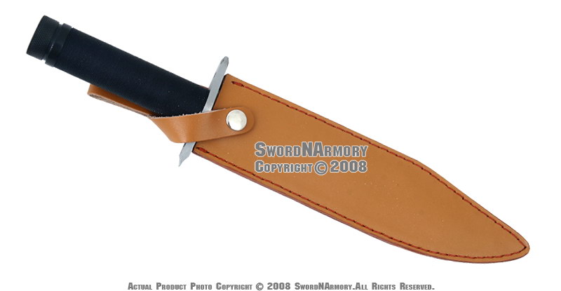 14 Marine Combat Hunting Bowie Knife W Survival Kits Leather Sheath 