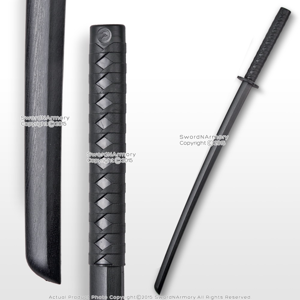 39" BLK Polypropylene Kendo Bokken Bokuto Practice Training Samurai
