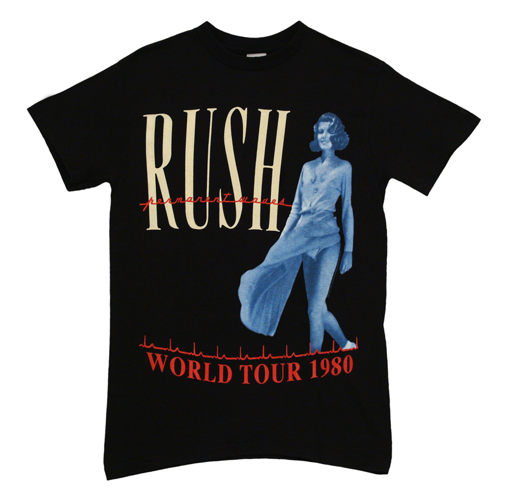 Rush Permanent Waves Tour 1980 Rock Band Adult T Shirt Tee eBay
