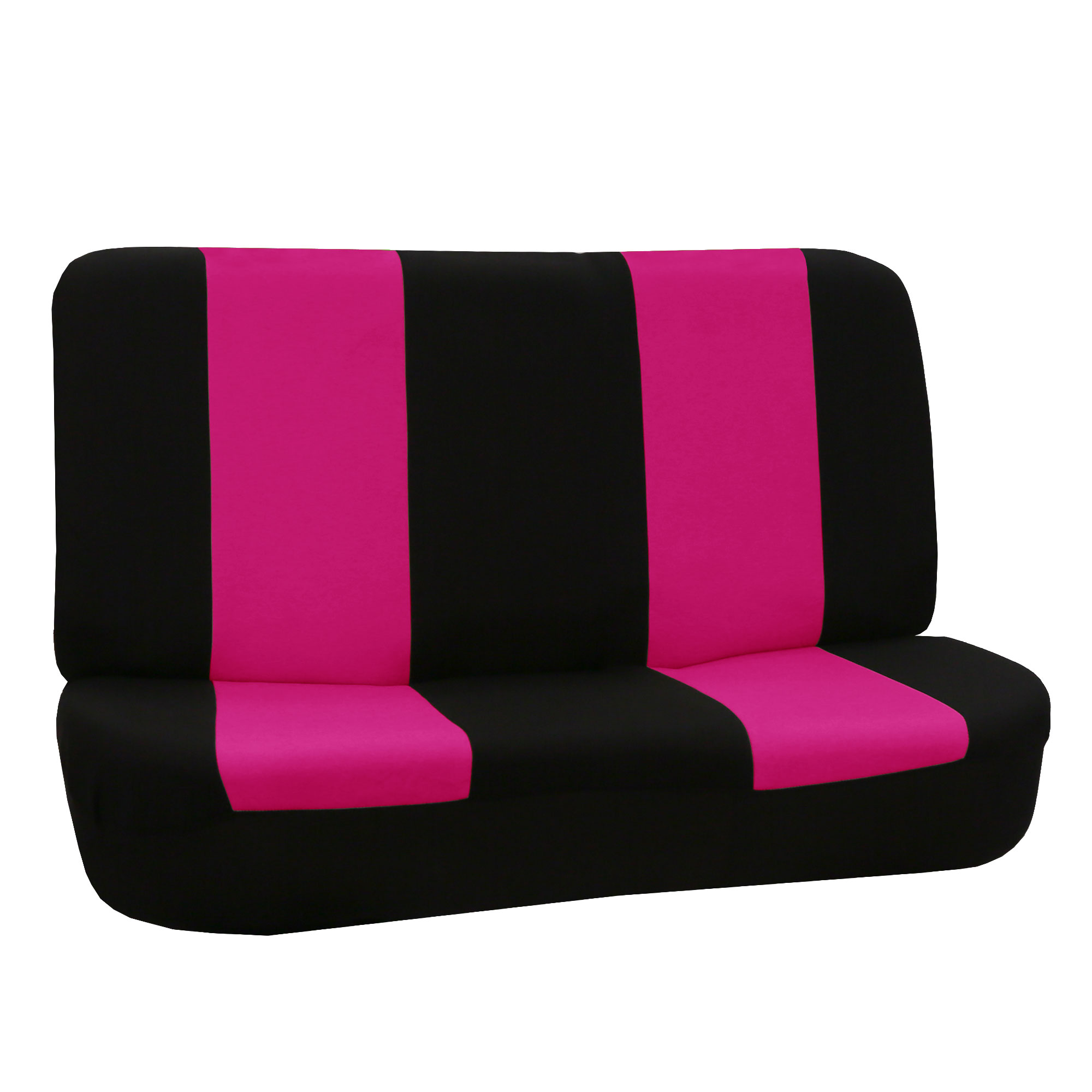 Pink Complete Car Seat Covers Front Back Pink Black For Car Truck SUV