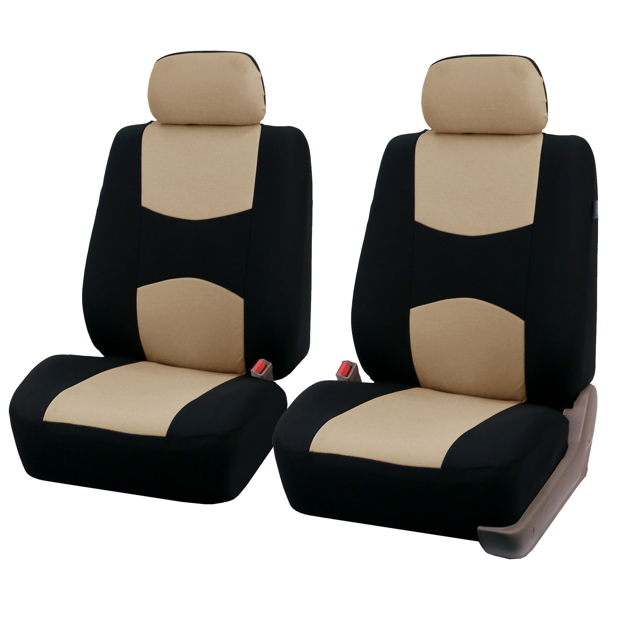 5 Piece Airbag Compatible Flat Cloth Bucket Seat Covers eBay