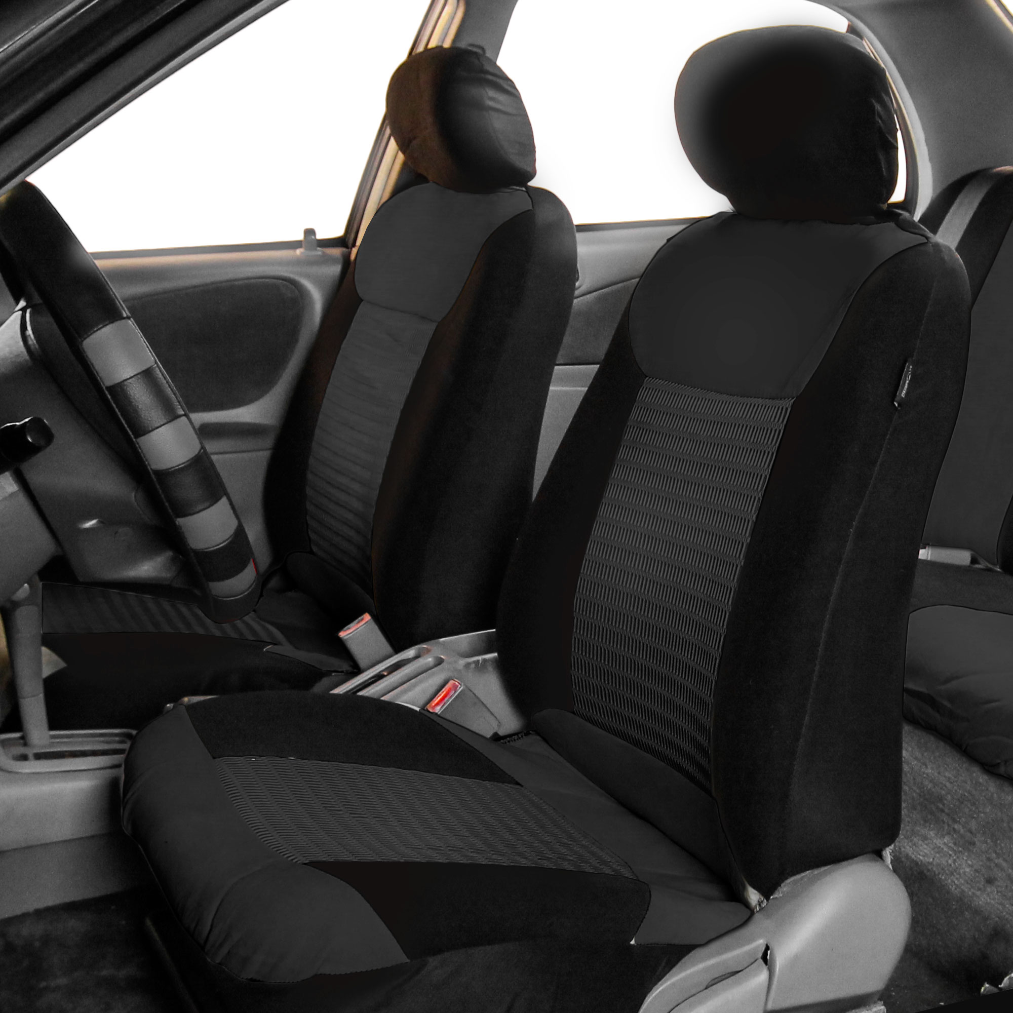 Seat Covers Premium Mesh Fabric For Car SUV Van 3 Color Options