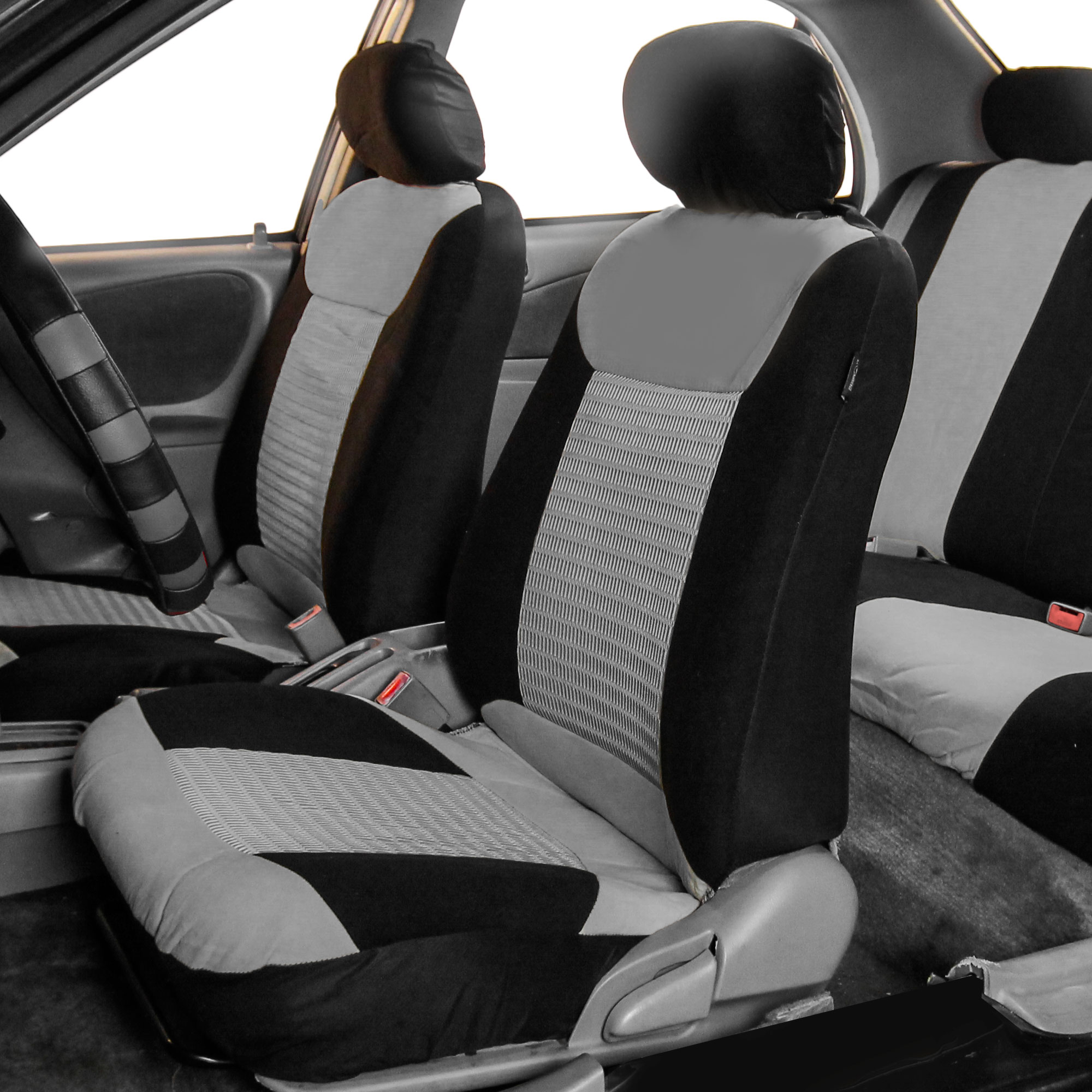 Seat Covers Premium Mesh Fabric For Car SUV Van 3 Color Options