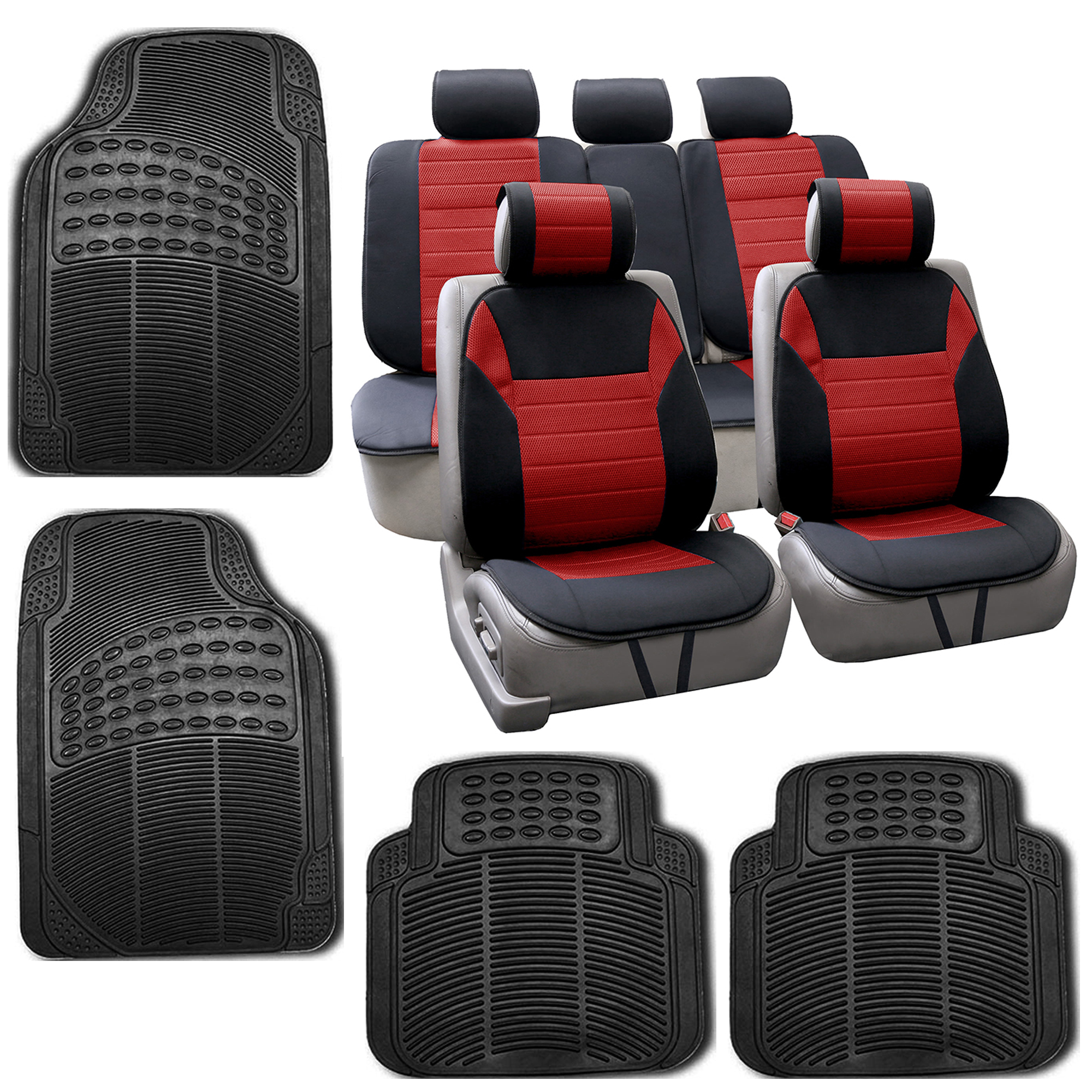 Car Seat Covers Comfy Car Seat Cushion Pads Rubber Floor Mat Set eBay