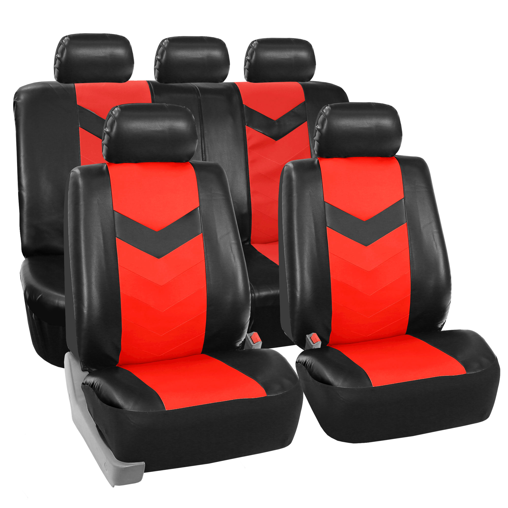 Synthetic Leather Car Seat Covers w. Floor Mats and Accessories eBay