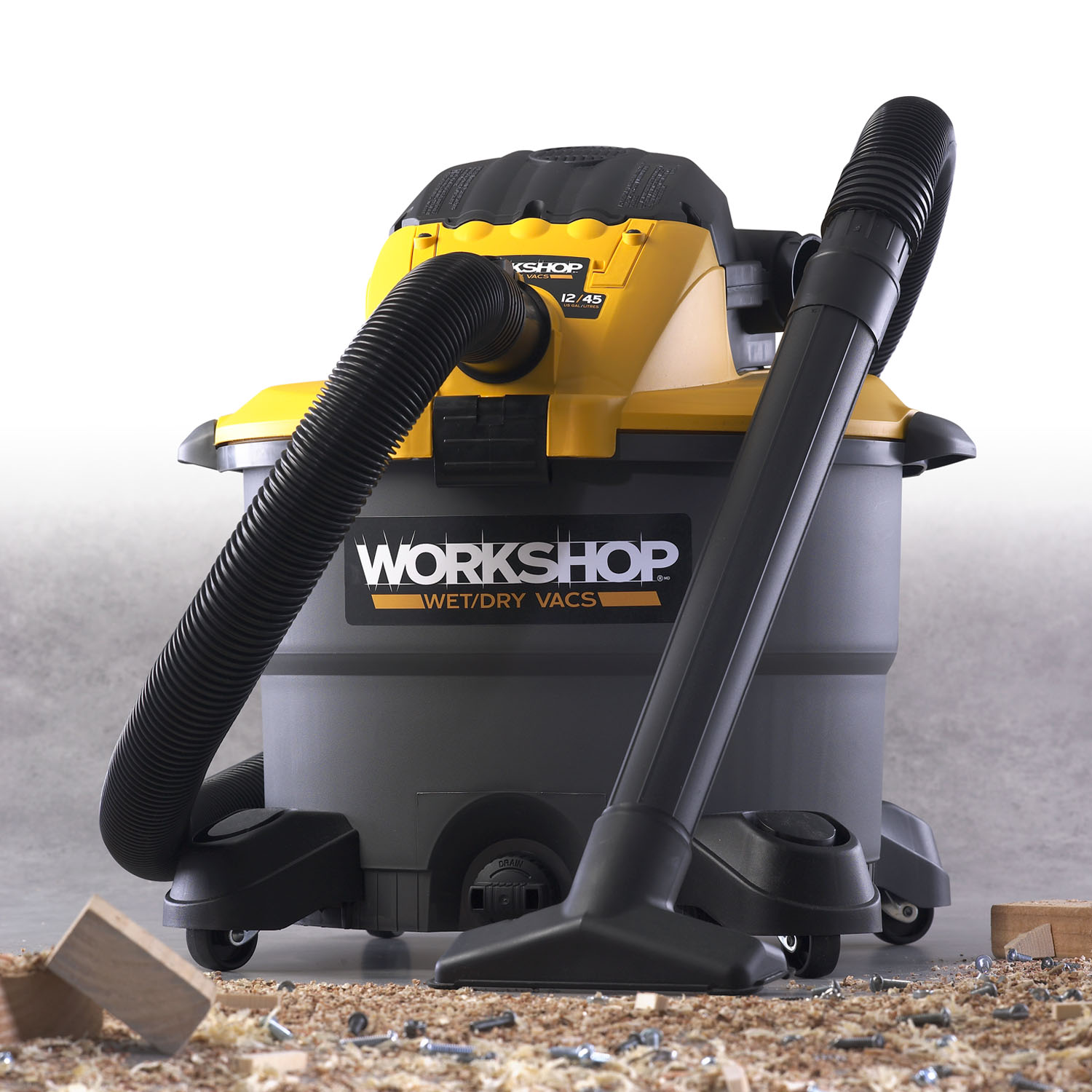 Wet Dry Vacs WS1200DE Detachable Blower Shop Vacuum 12G 5.0