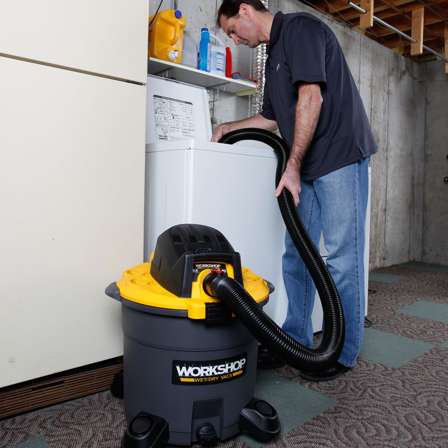 Wet Dry Vacs WS1600VA Heavy Duty Shop Vacuum 16Gallon 6.5
