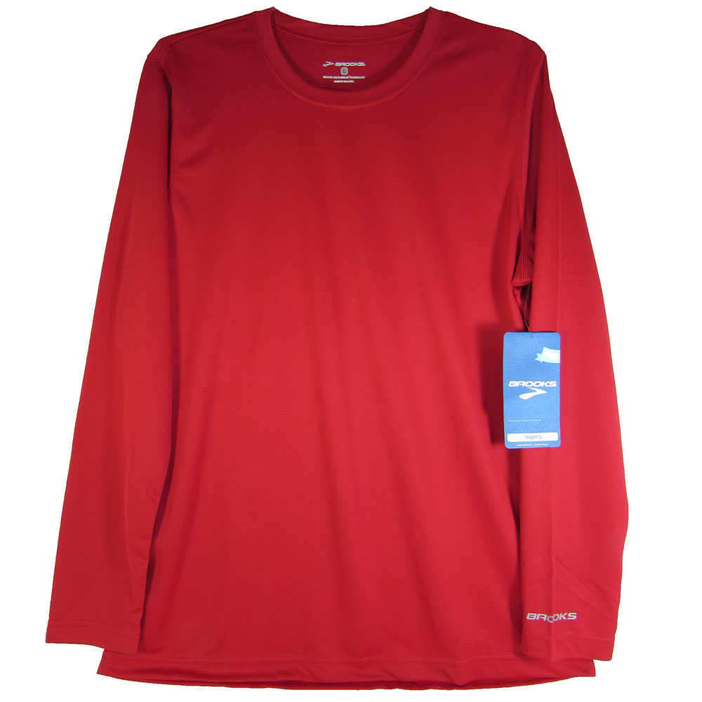 Brooks Mens Podium Long Sleeve Technical Running Shirt eBay