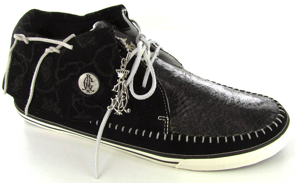 Christian Audigier Frisian Mens Moccasin Style Sneakers