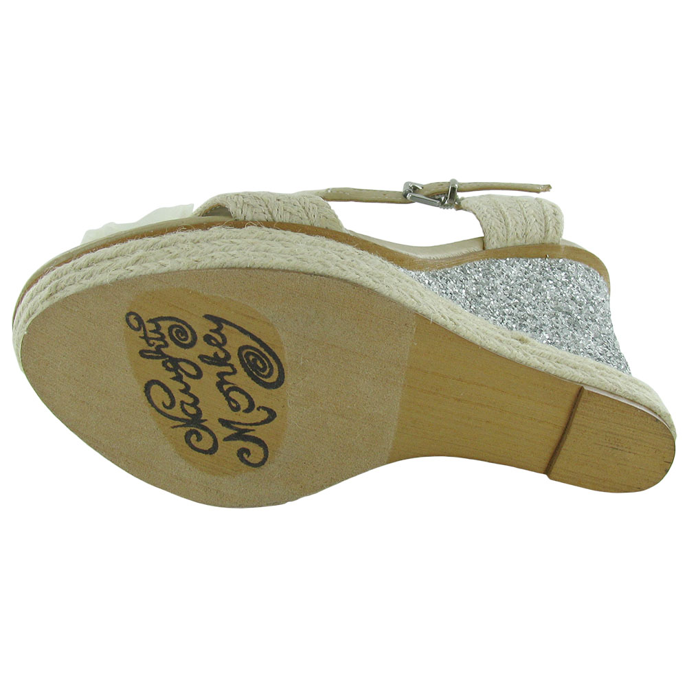 Naughty Monkey Womens Sprinkle Wedge Sandal Shoe eBay